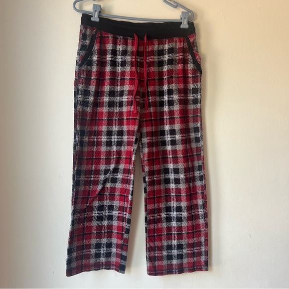 Nautica Red Black Plaid Thermal Pajama Set Women’s Size Medium Holiday Christmas - Picture 9 of 16